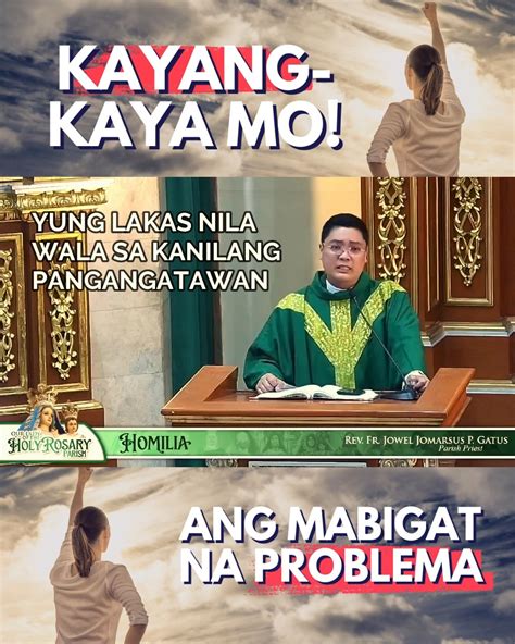 Kahit Anong Bigat ng Problema Mo Mas Mabigat Parin Ang.